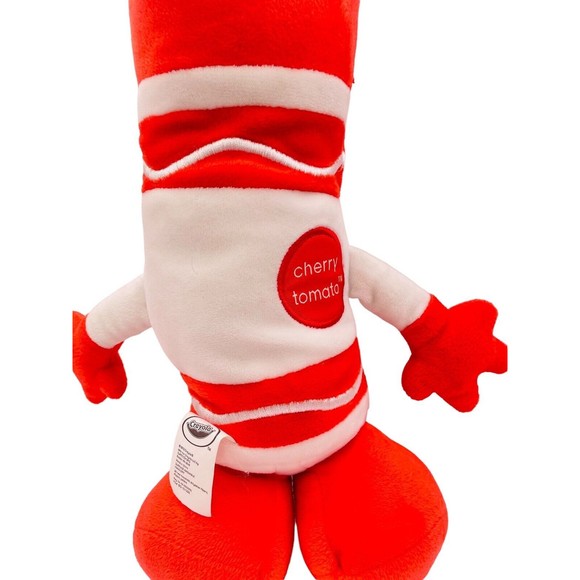 Crayola Experience Bean Bag Plush Doll 2015 Red Marker 13" Cherry Tomato P12 - Picture 3 of 5